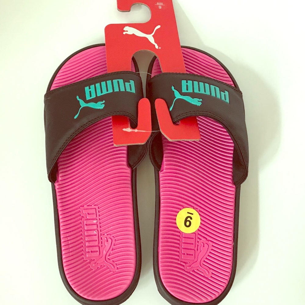 Puma slide sandals women’s size 9